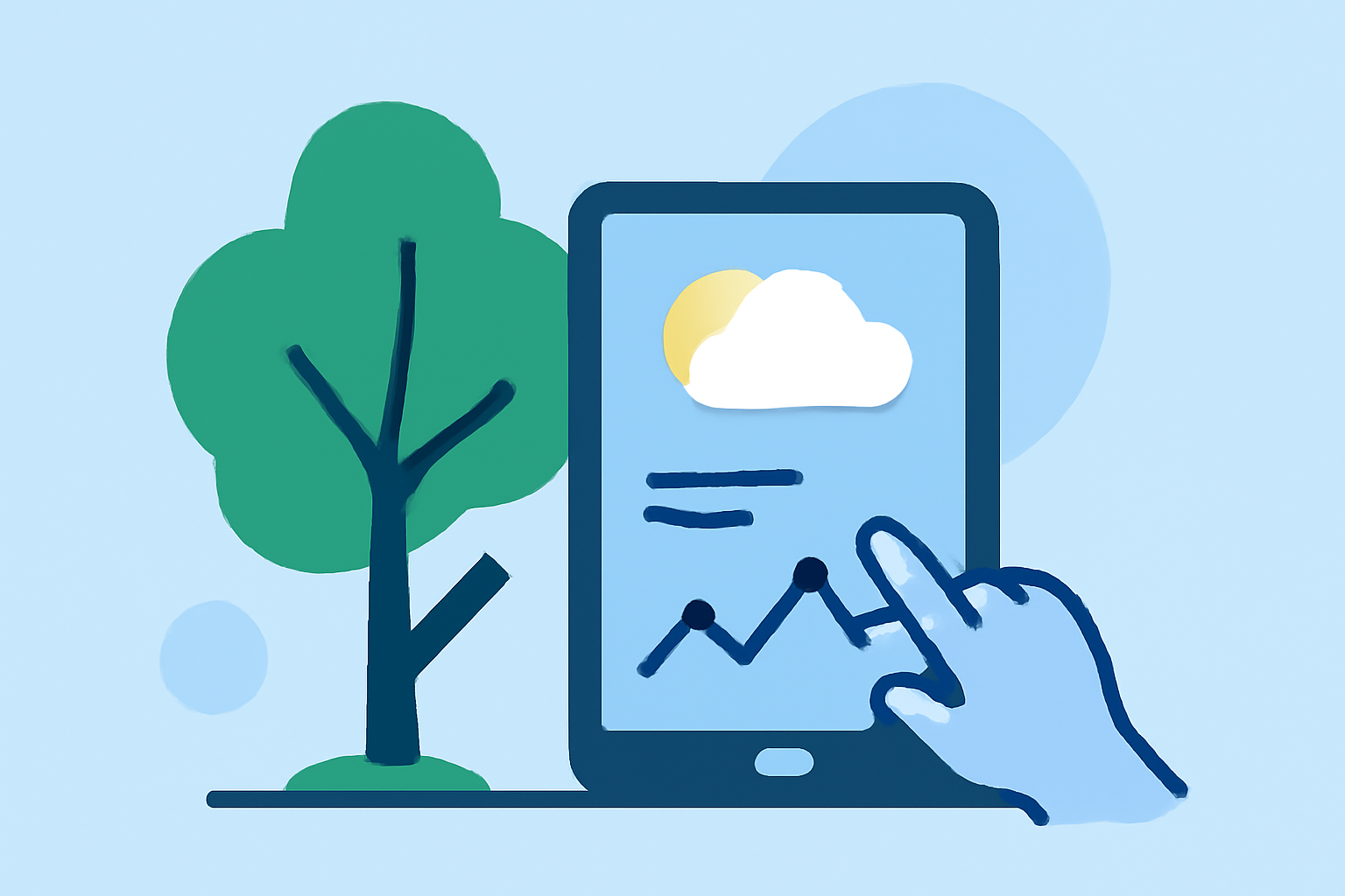Optimizing Tree Pruning with Accurate Weather Forecasts on Your iPad