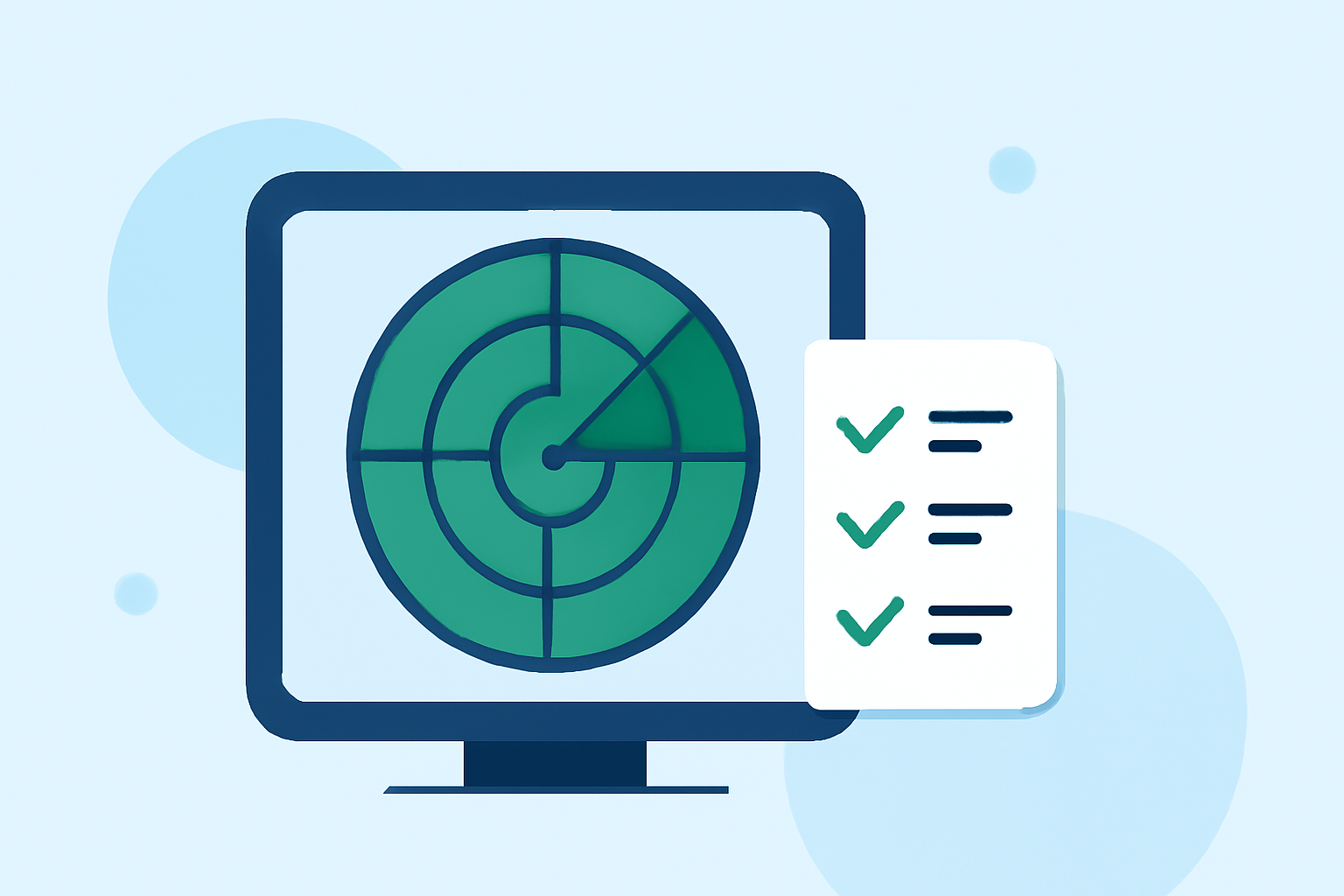 Radar Product Types Checklist