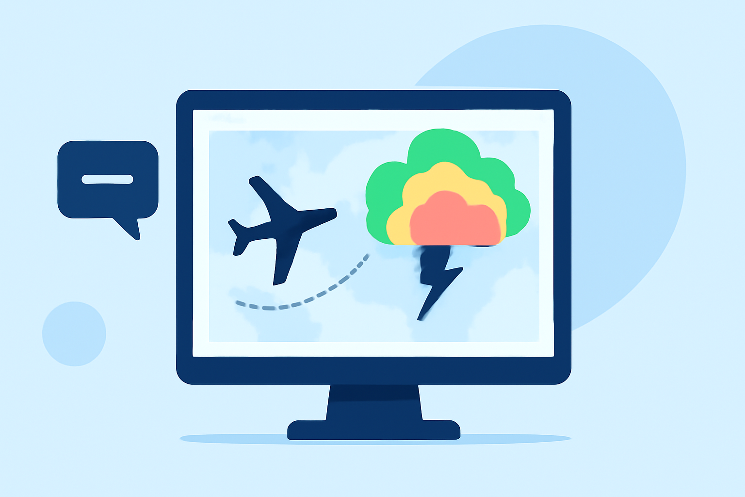 A Beginner's Guide to Tracking Storms Along Your Flight Route
