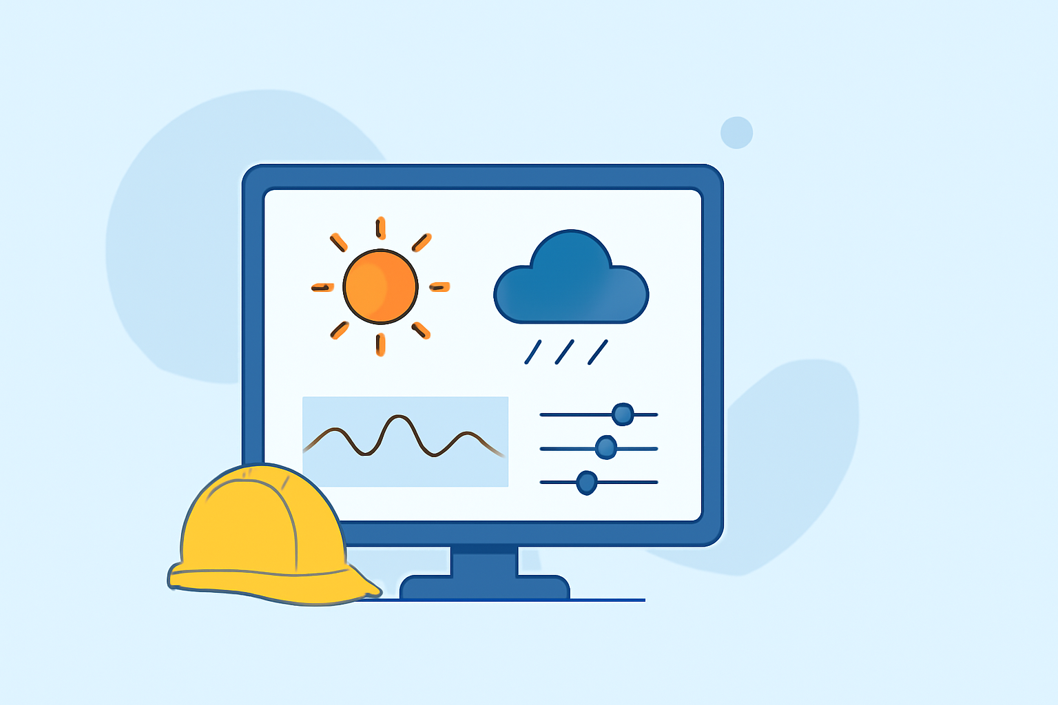 Optimizing Outdoor Construction with Smart Display Weather Monitoring