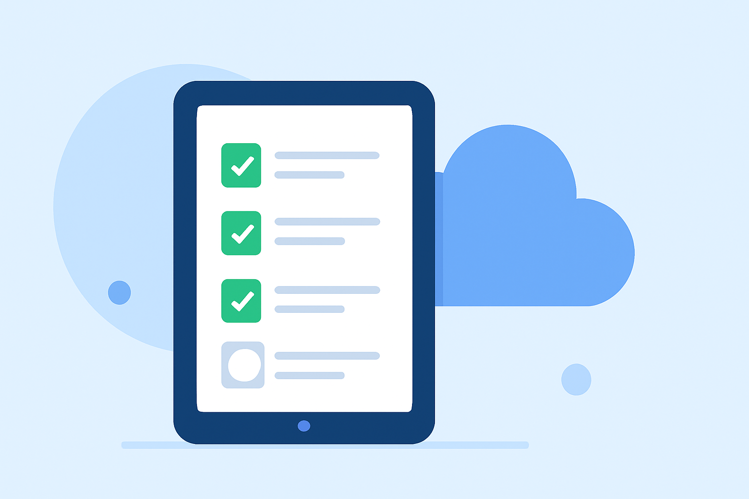 Weather Windows for Coastal Airports Checklist on iPad