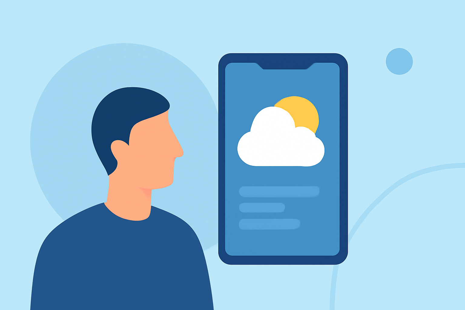 Avoiding Mistakes with Weather Lock-Screen Notifications for Non-Technical Users
