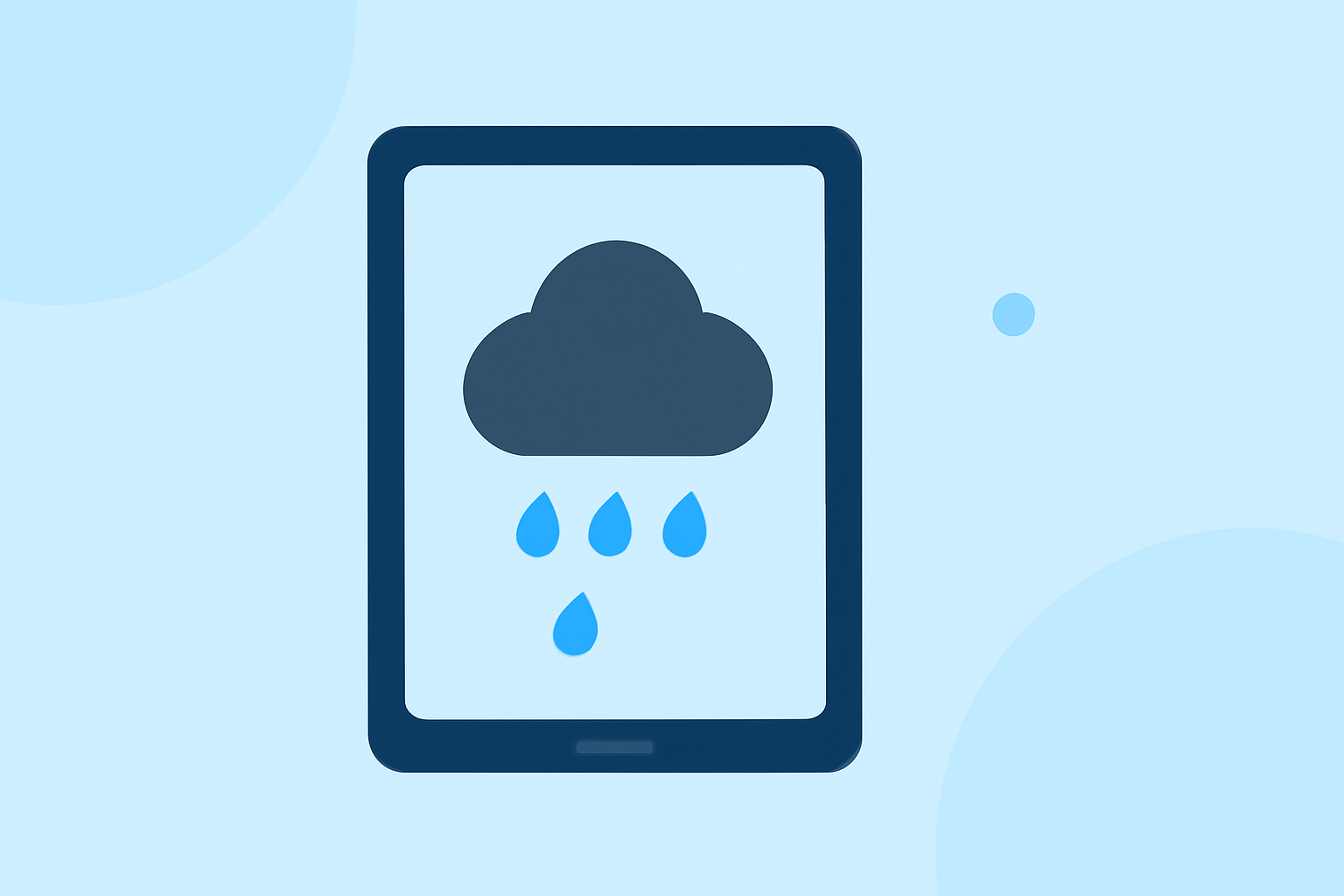 A Step-by-Step Guide to Rain Forecasts on iPad