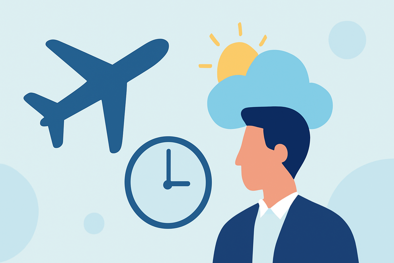 Maximizing Business Trip Efficiency: Early-Morning Flights and Weather Considerations