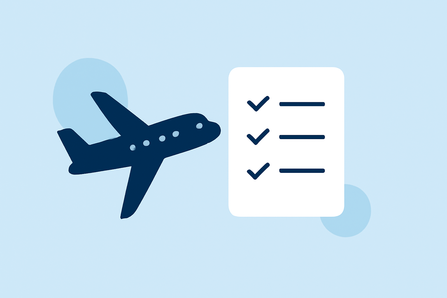 Predicting Flight Delays from the Forecast Checklist