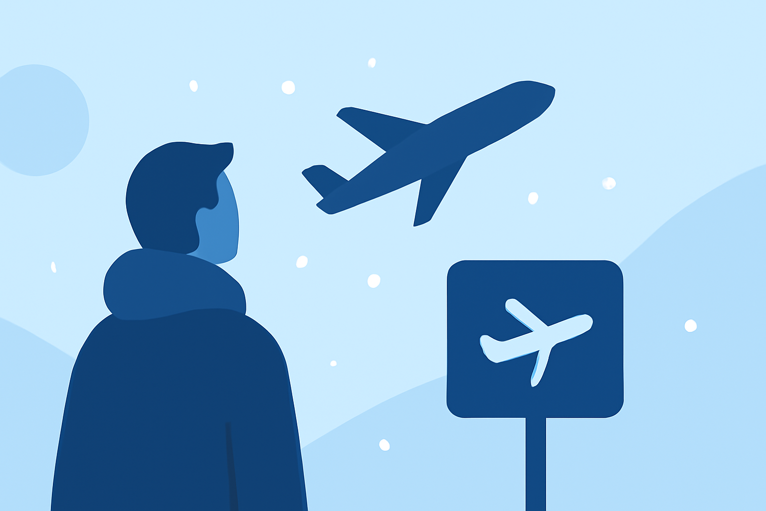 Snow at Your Arrival Airport: Mistakes to Avoid