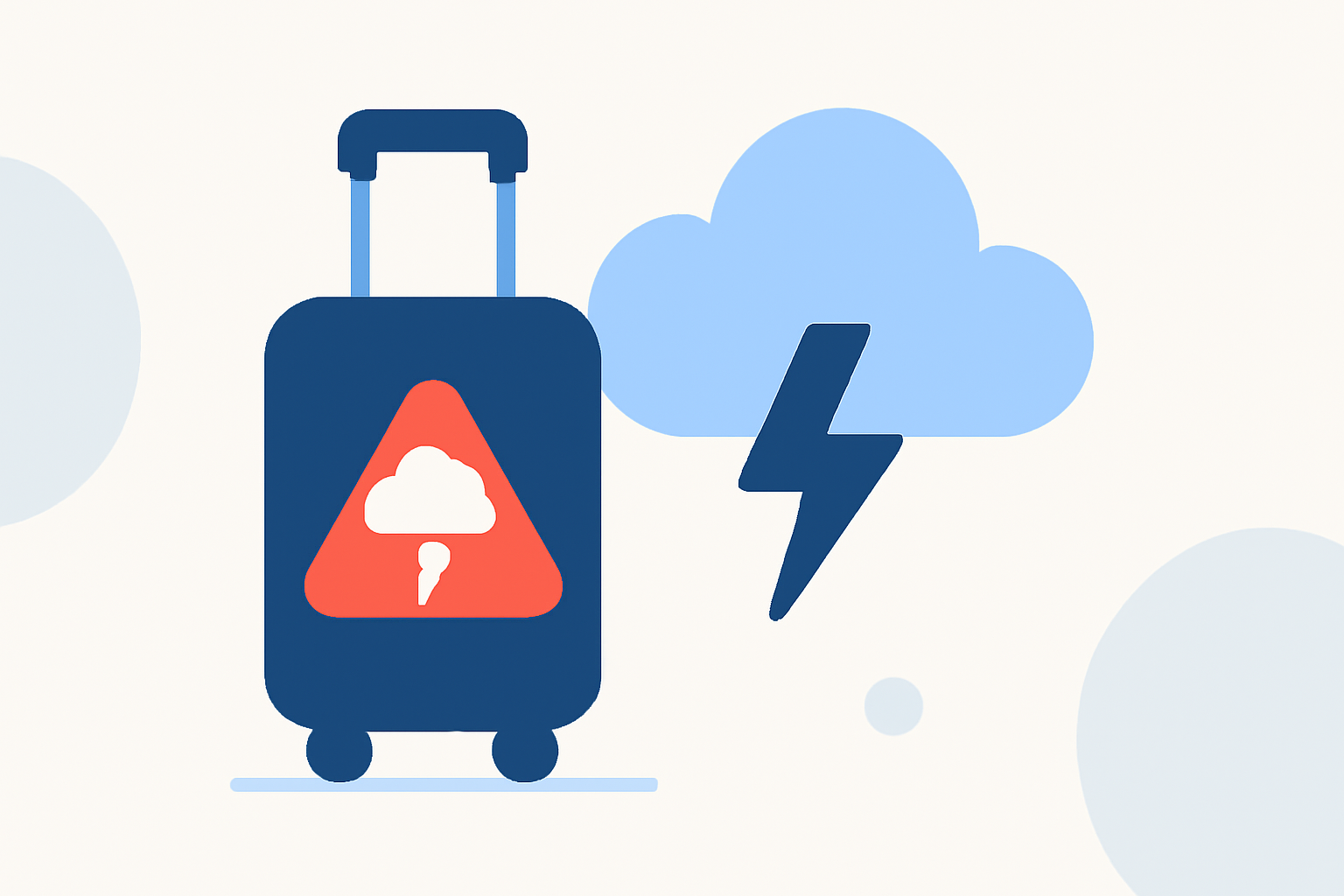 Weather-Aware Luggage Workflow During Severe Weather