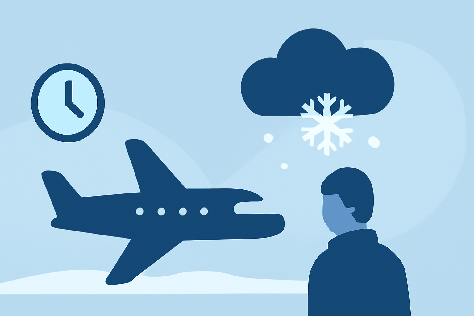 Understanding and Managing Cold-Weather Airport Delays in Real Time