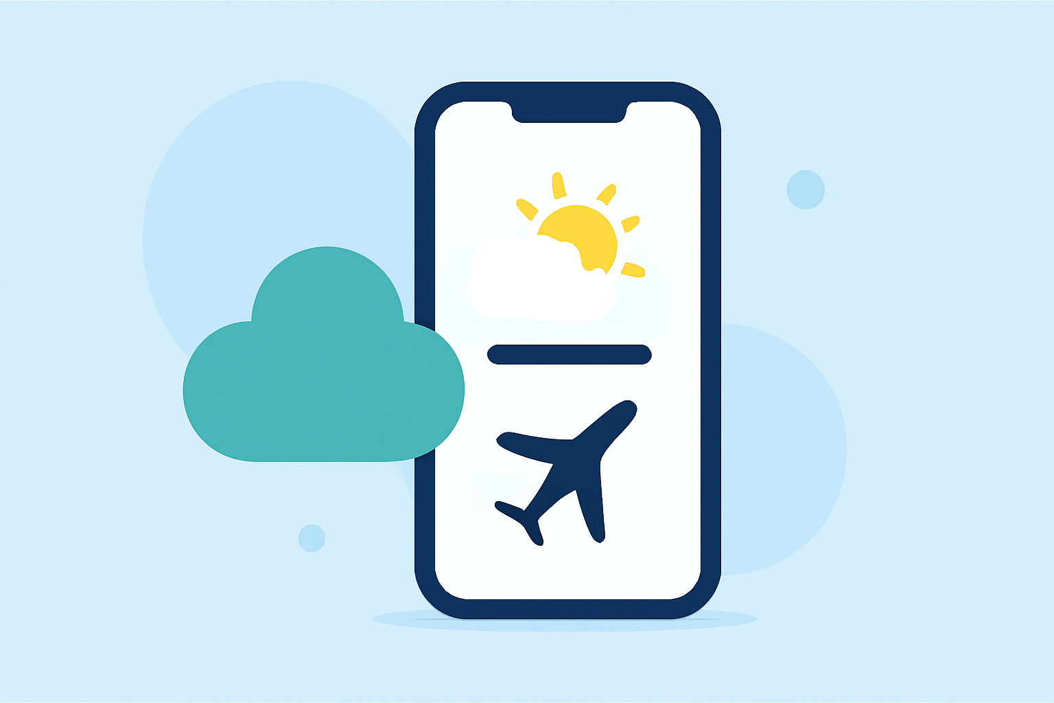 Weather Tracking and Flight Timing Step by Step on Your Phone