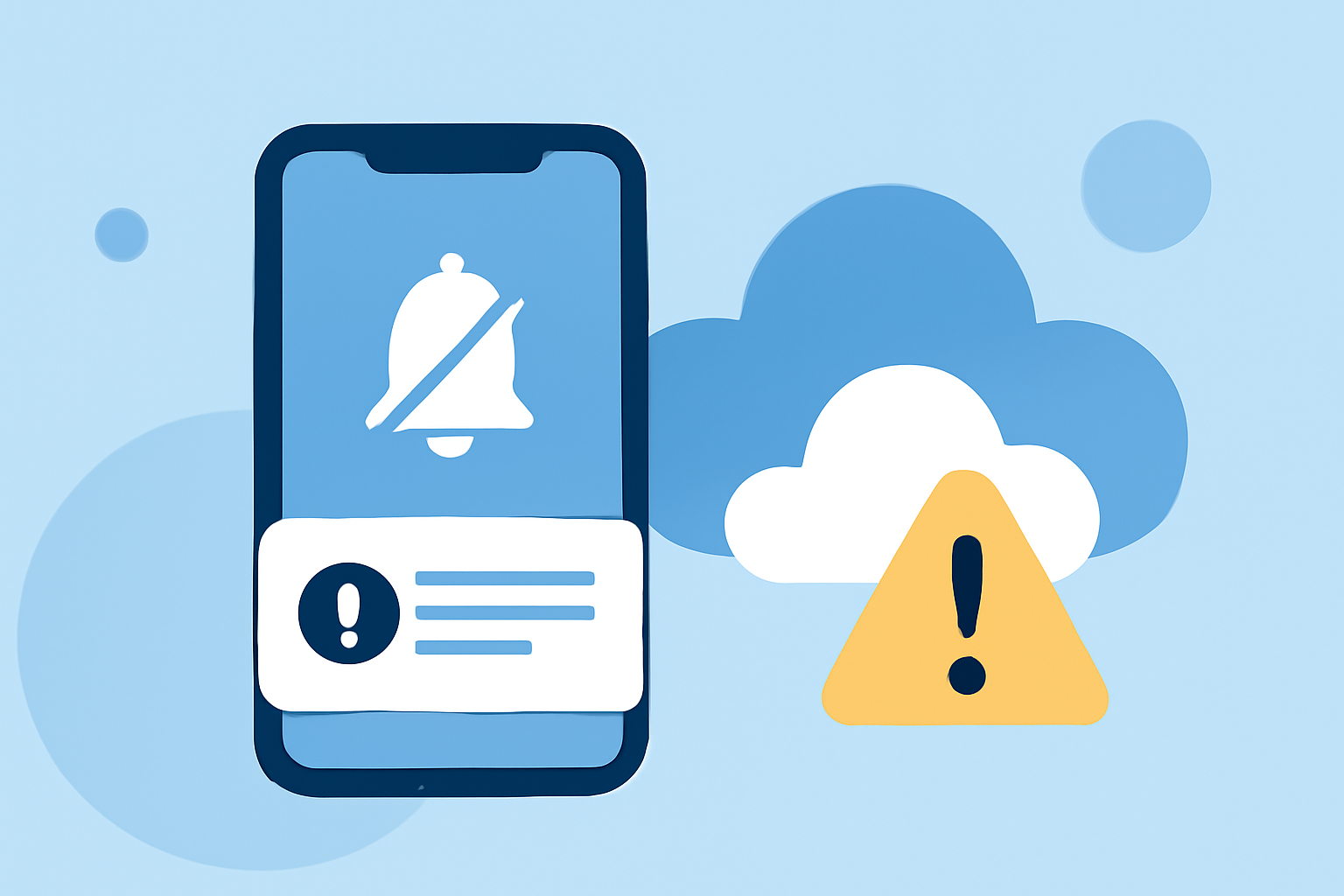 Weather Notification Do-Not-Disturb Examples During Severe Weather