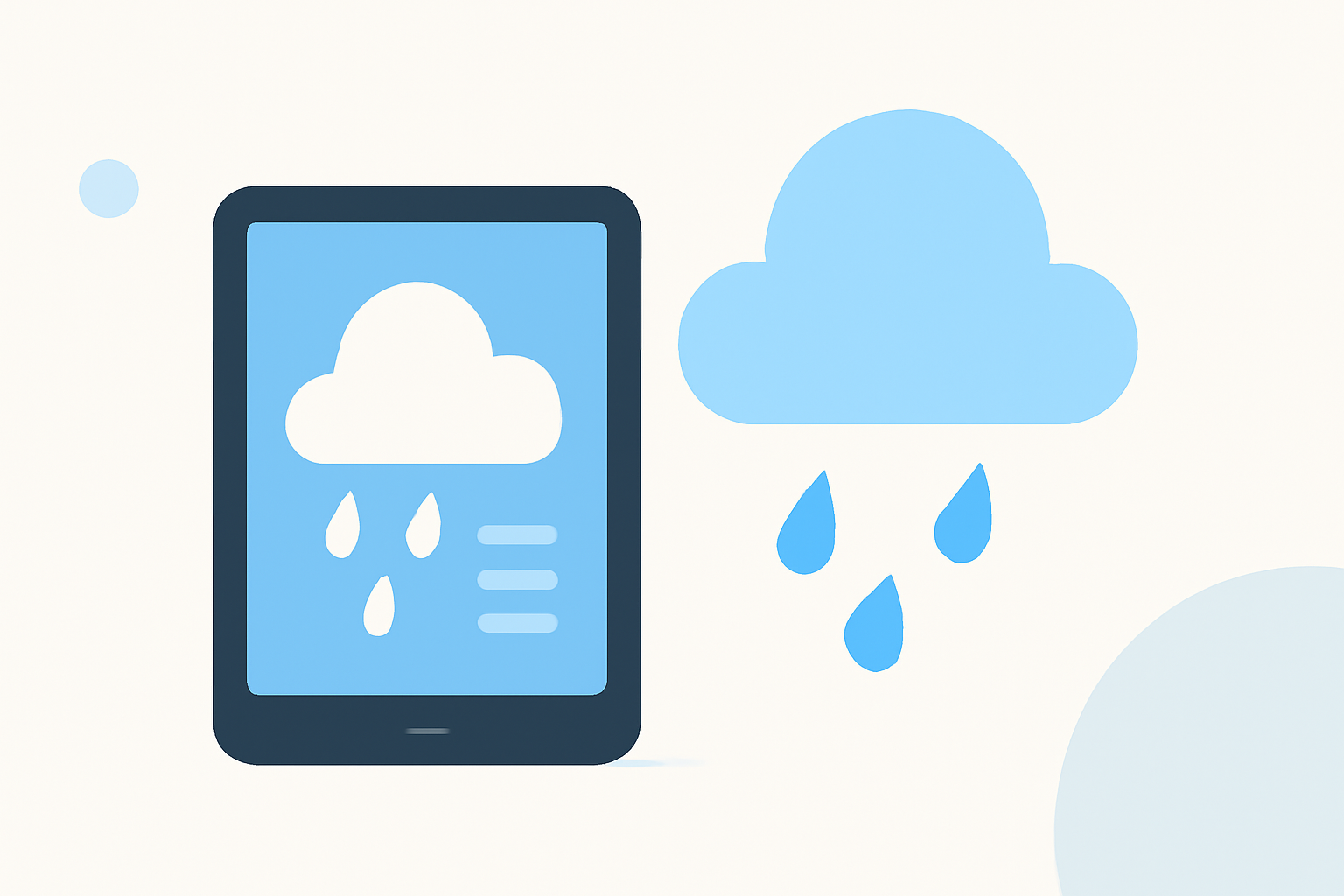 Getting Started with Rainy-Season Destination Weather on iPad