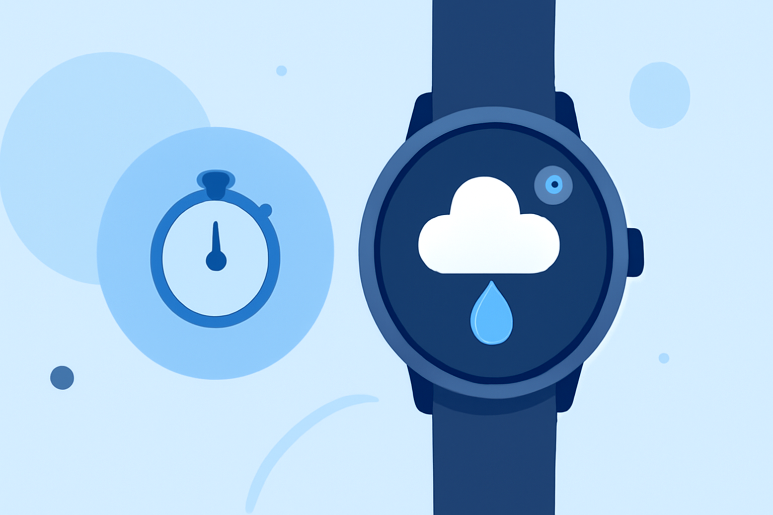 Understanding Rain Stop Timing on Wear OS