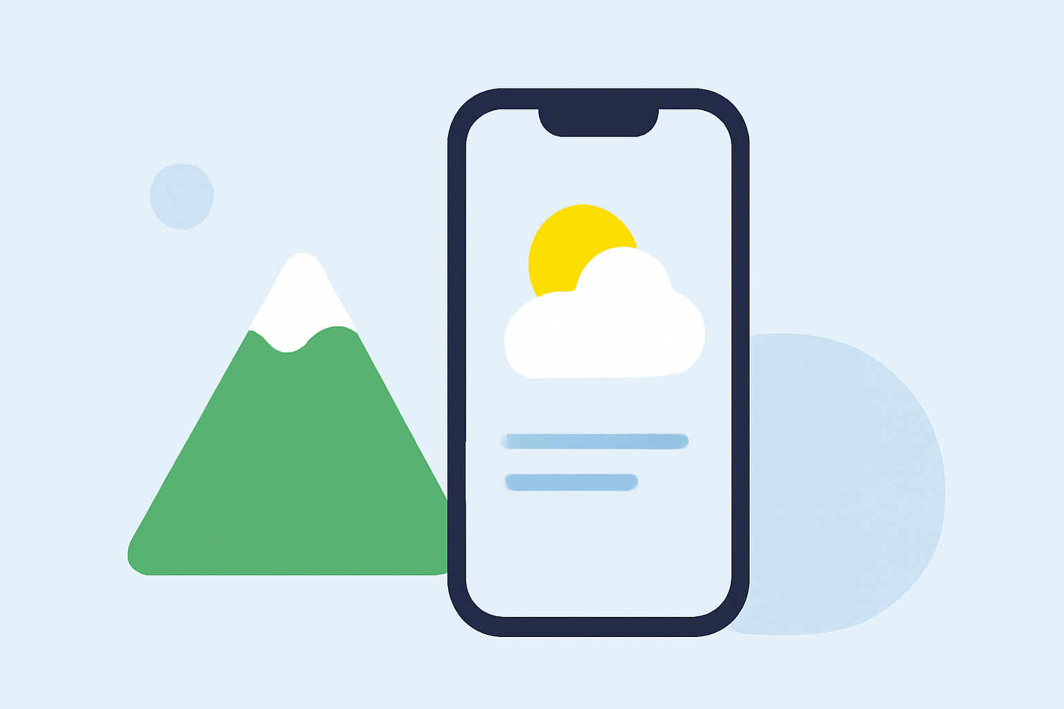Getting Started with Weather for Hiking Trips on iPhone