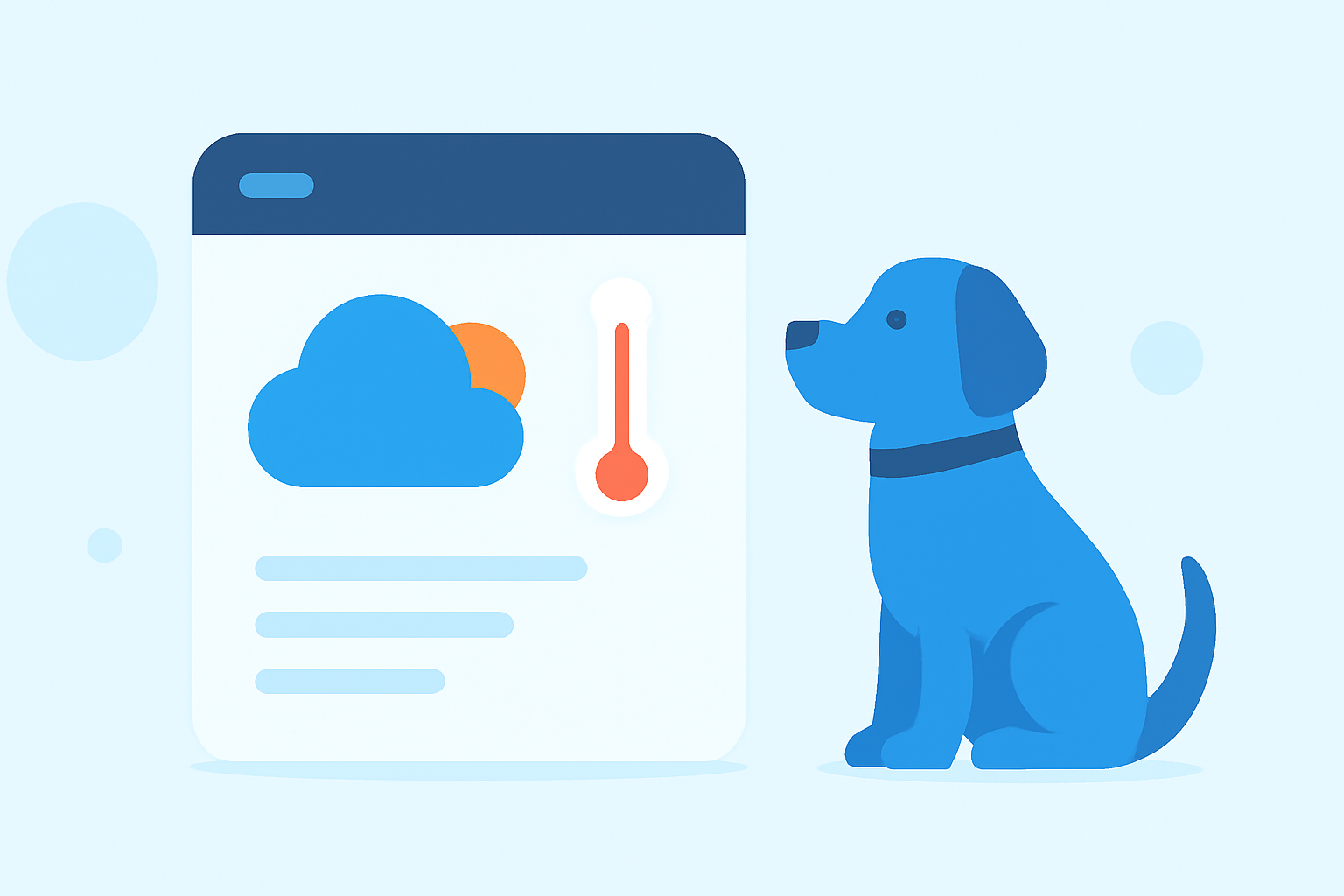 Weather Widgets Explained for Pet Owners
