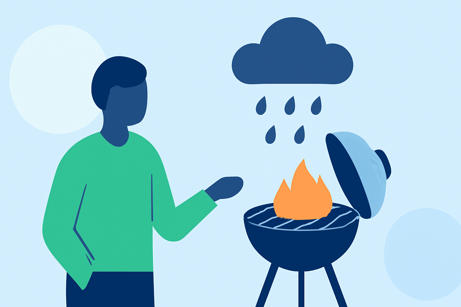 Weather-Related Outdoor Cooking Mistakes to Avoid