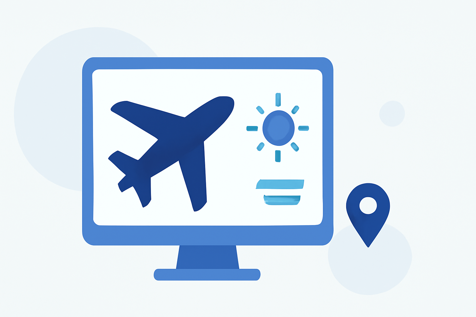 Comparing Destination Weather Options for Connecting Flights
