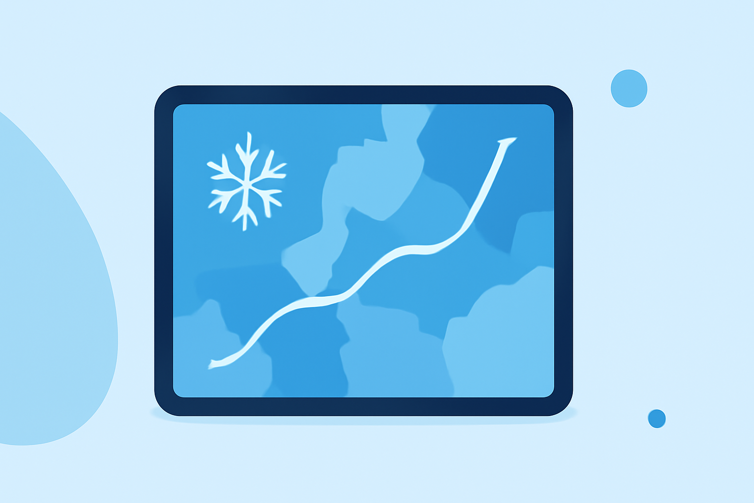 Snow Rate Maps for Beginners on iPad