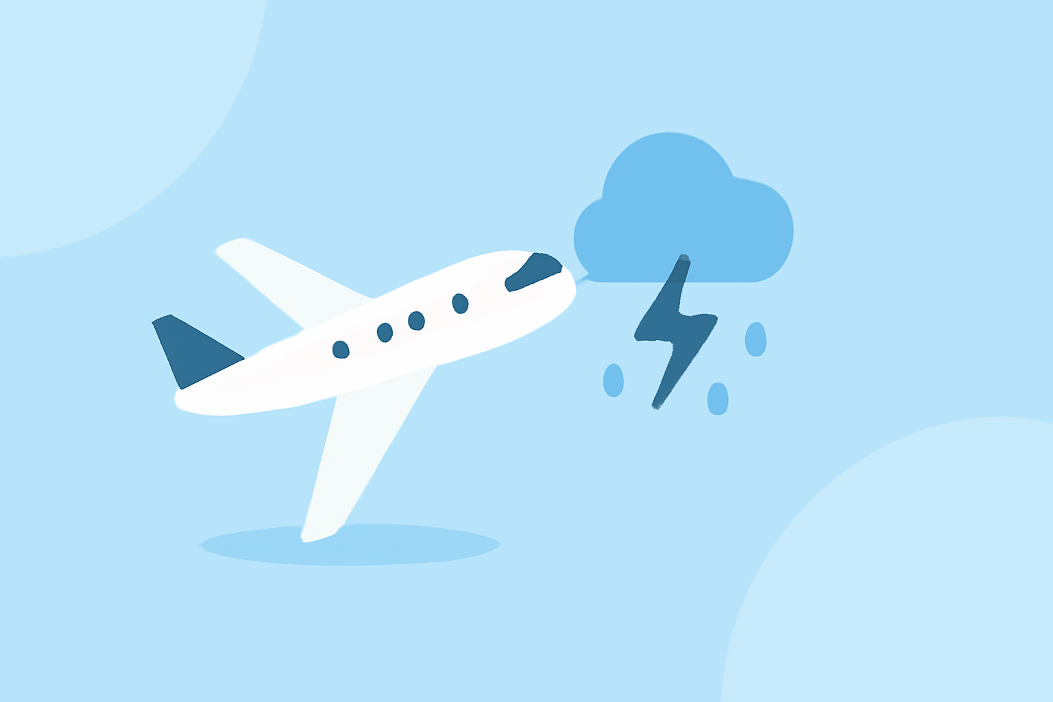 How Weather Causes Flight Delays: Simple Examples Explained