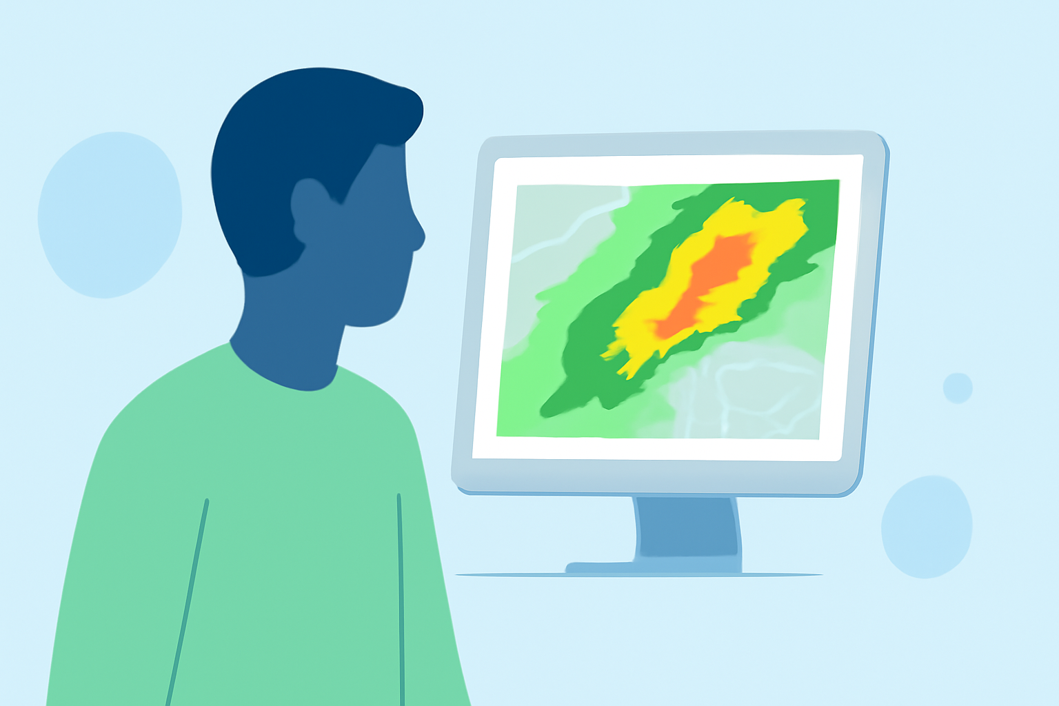 Using Base Reflectivity Maps for Effective Workout Planning