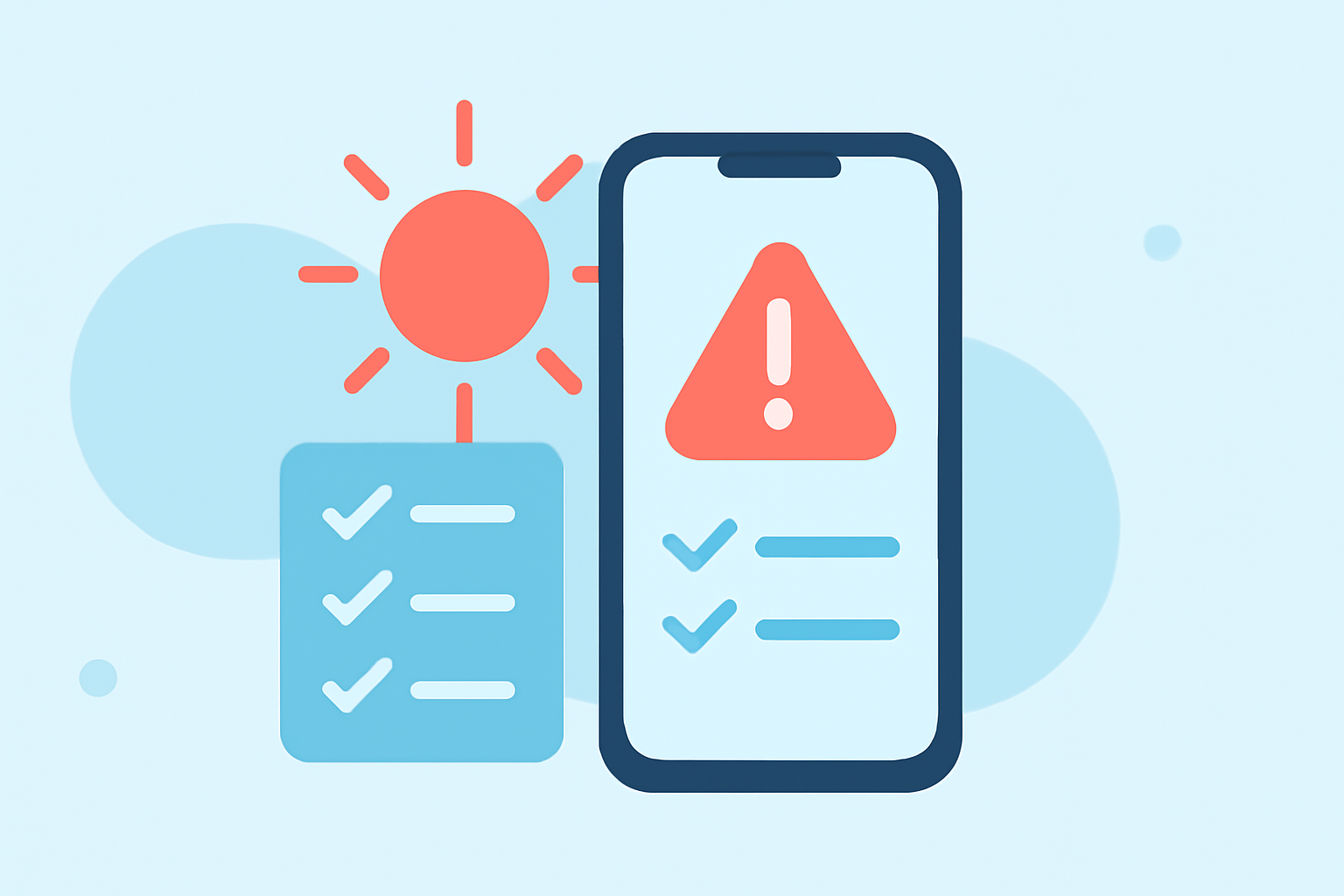 Sunrise Notifications Checklist During Heat Waves