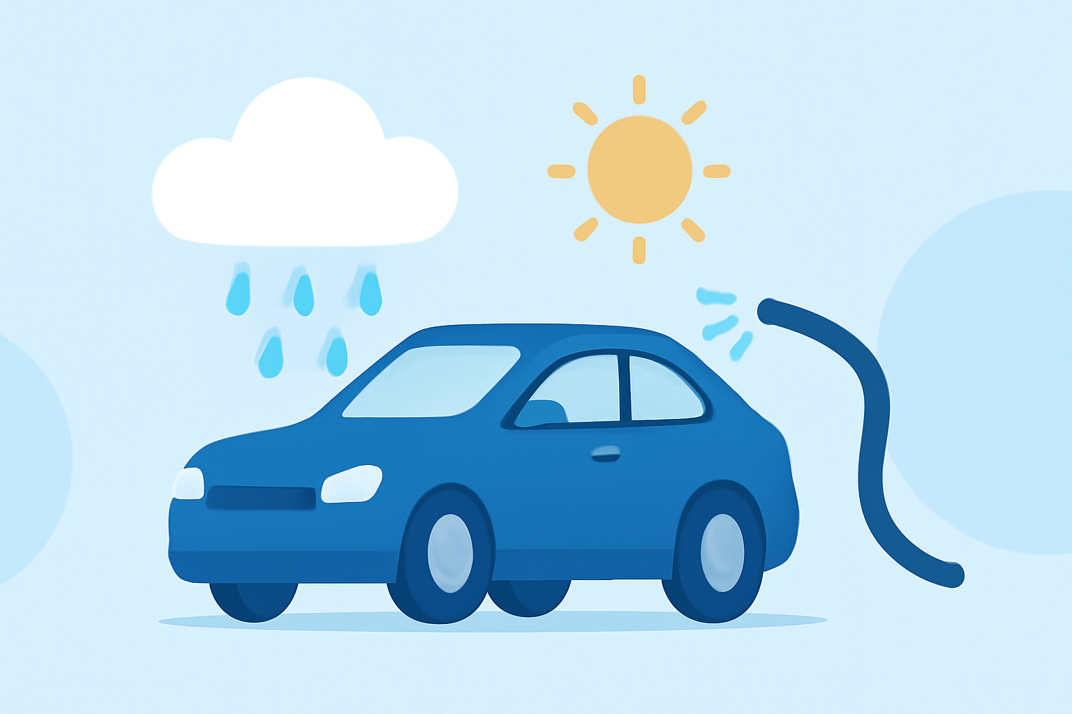 Easy Weather for Car Washing the Easy Way