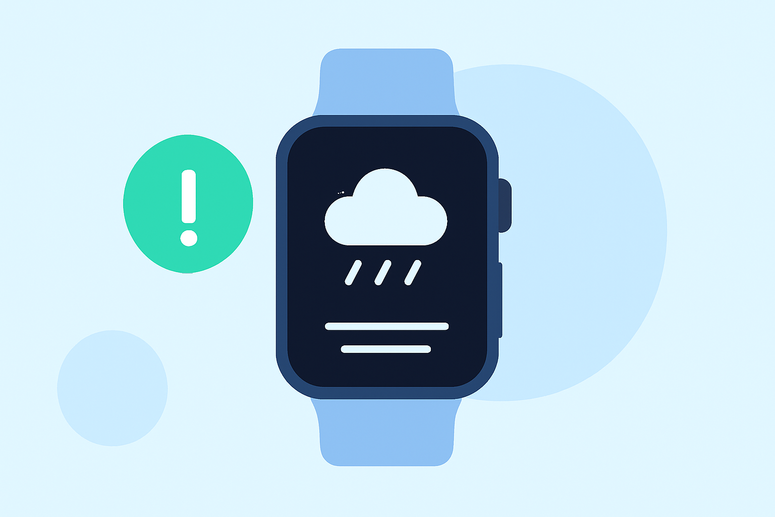Rain Start Notifications Cheat Sheet on Apple Watch