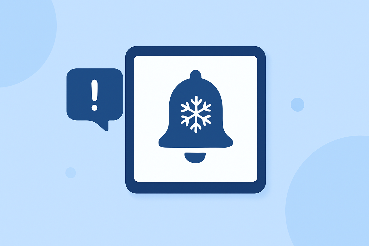 Easy Snow Stop Notifications on a Tablet