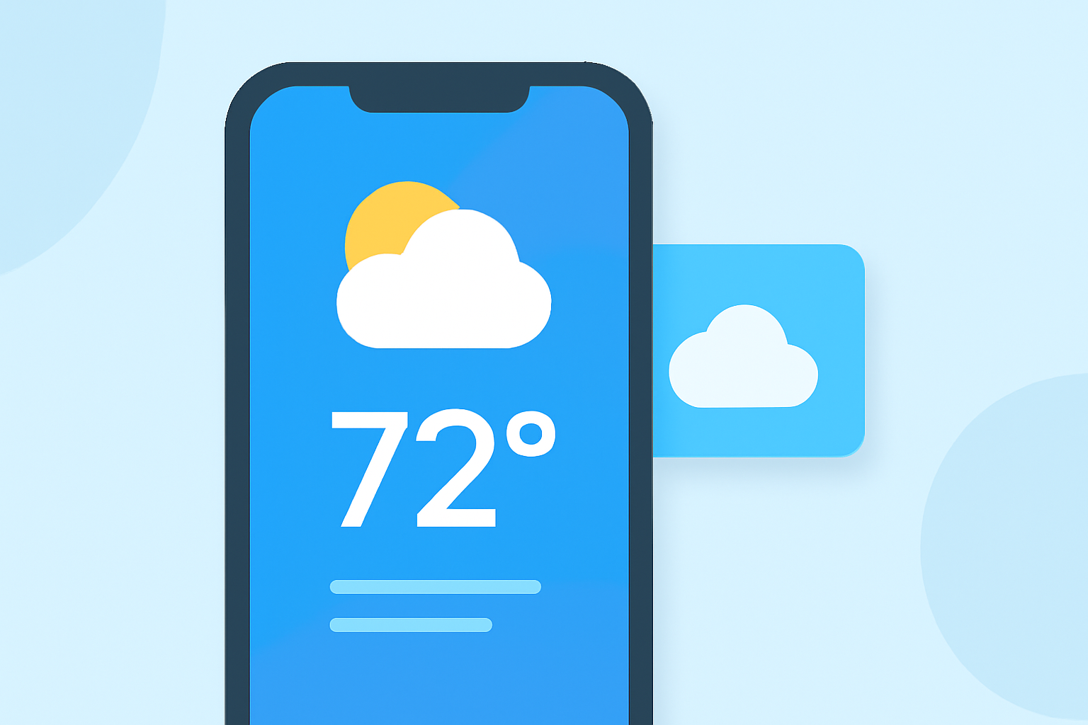Designing Effective Large Weather Widgets for iOS