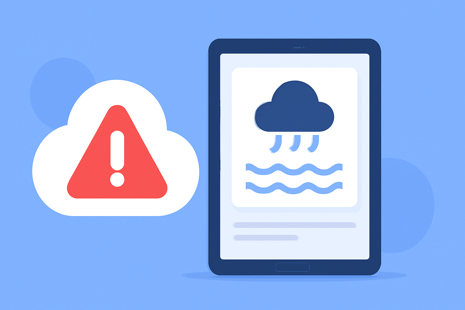 An Introduction to Flash Flood Alerts on a Tablet