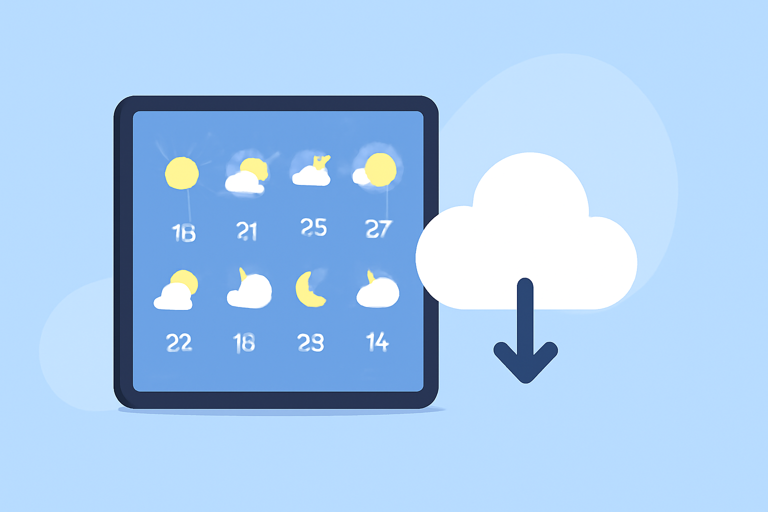 Accessing a Quick 10-Day Weather Forecast on Your iPad