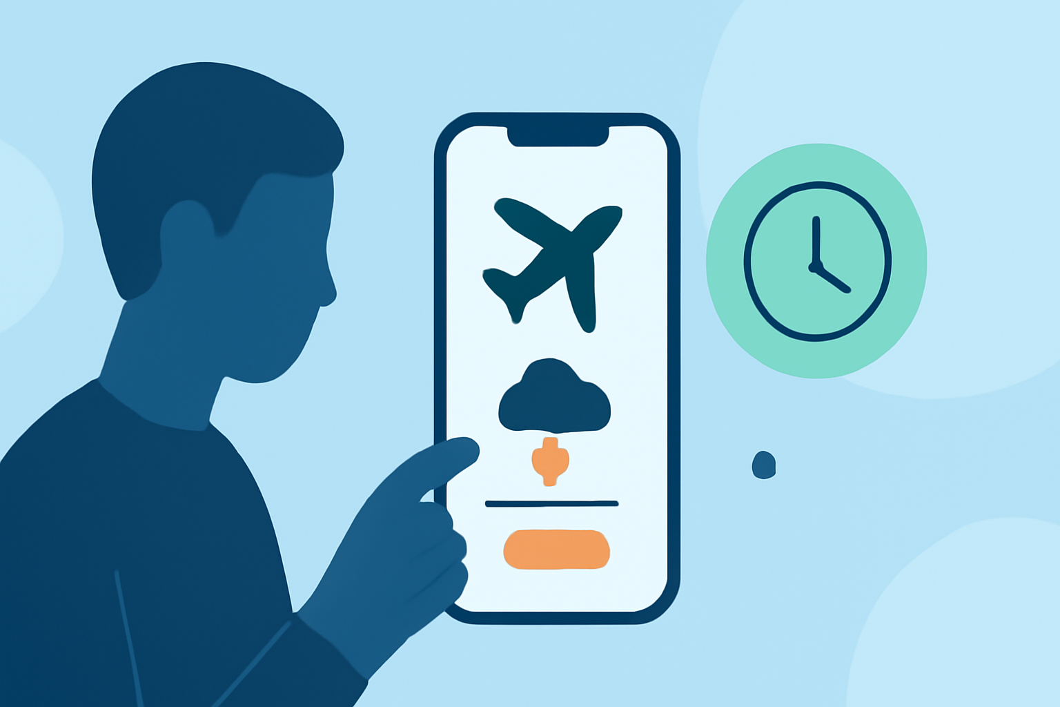 Managing Flight Rebooking Amid Weather Delays on Your iPhone