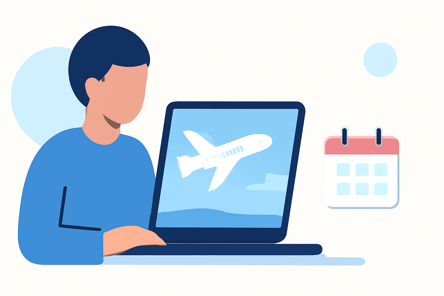 Fair-Weather Travel Planning Examples at the Airport