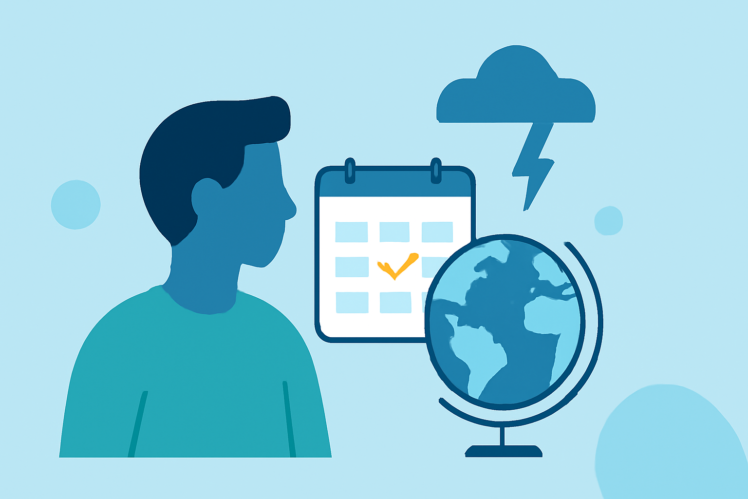 Quick Planning for International Travel Amidst an Approaching Storm