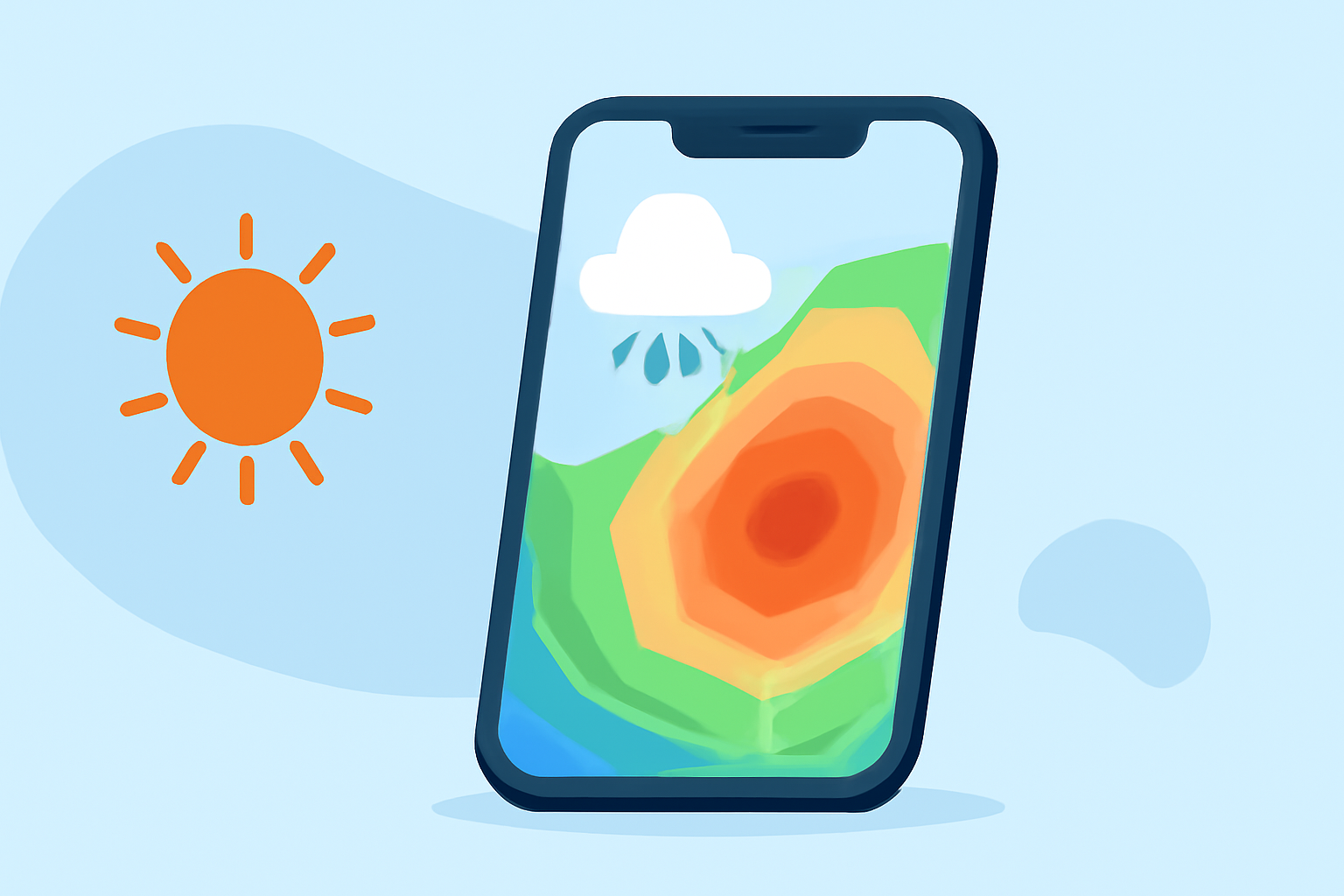 Understanding Mobile-Friendly Weather Radar During Heat Waves