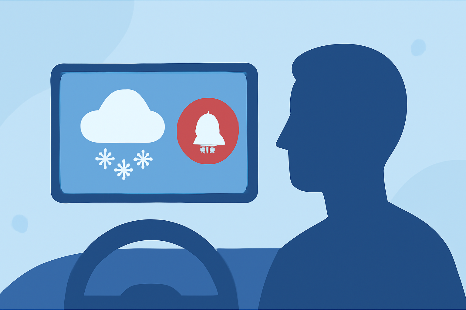 Snow Start Notifications Tutorial in the Car