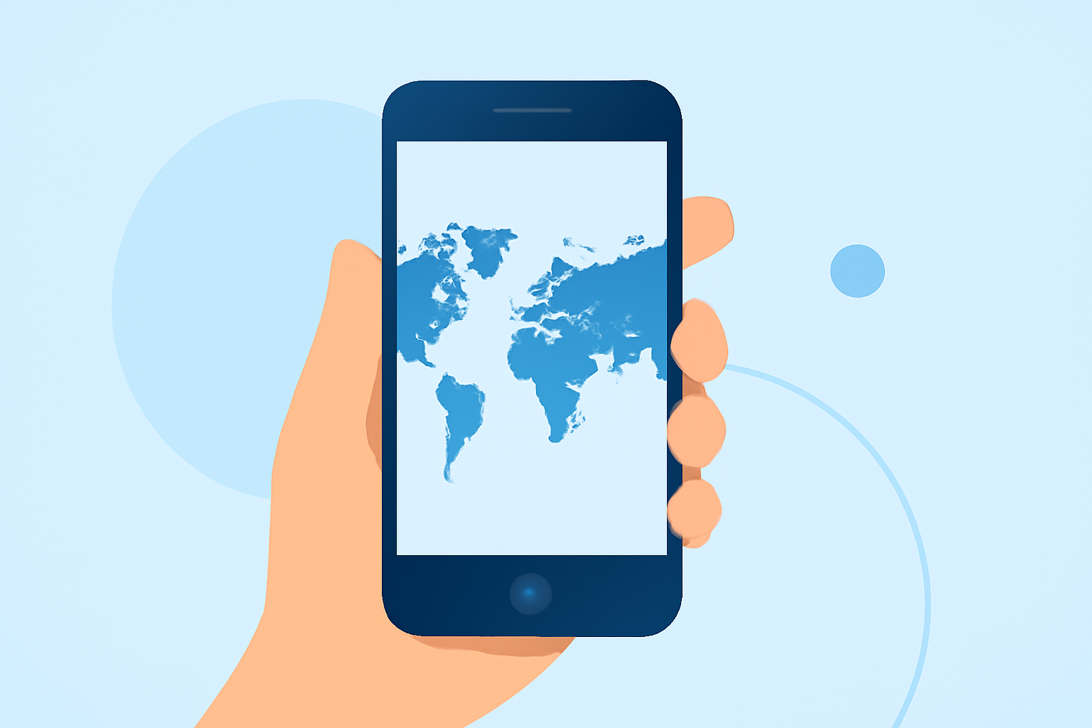 Enhancing Your Travel Photos with World Map Overlays on Your Phone