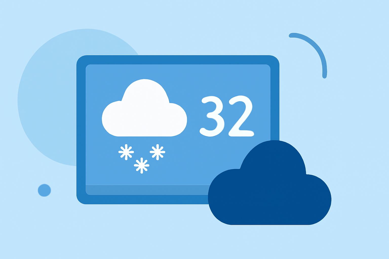 Pro Weather Widget Basics During Winter Storms