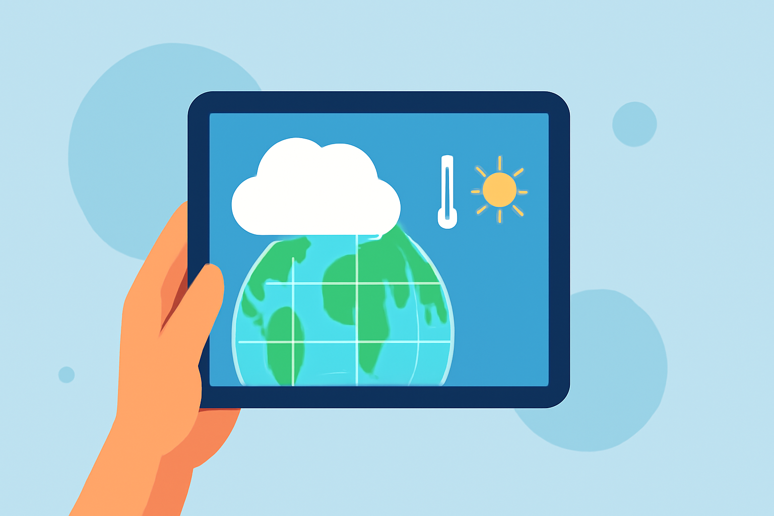 Understanding Weather Satellite Data on Your Tablet