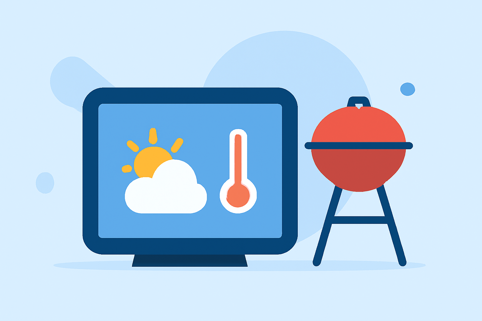 Weather Forecasting for Outdoor Barbecues on Smart Displays