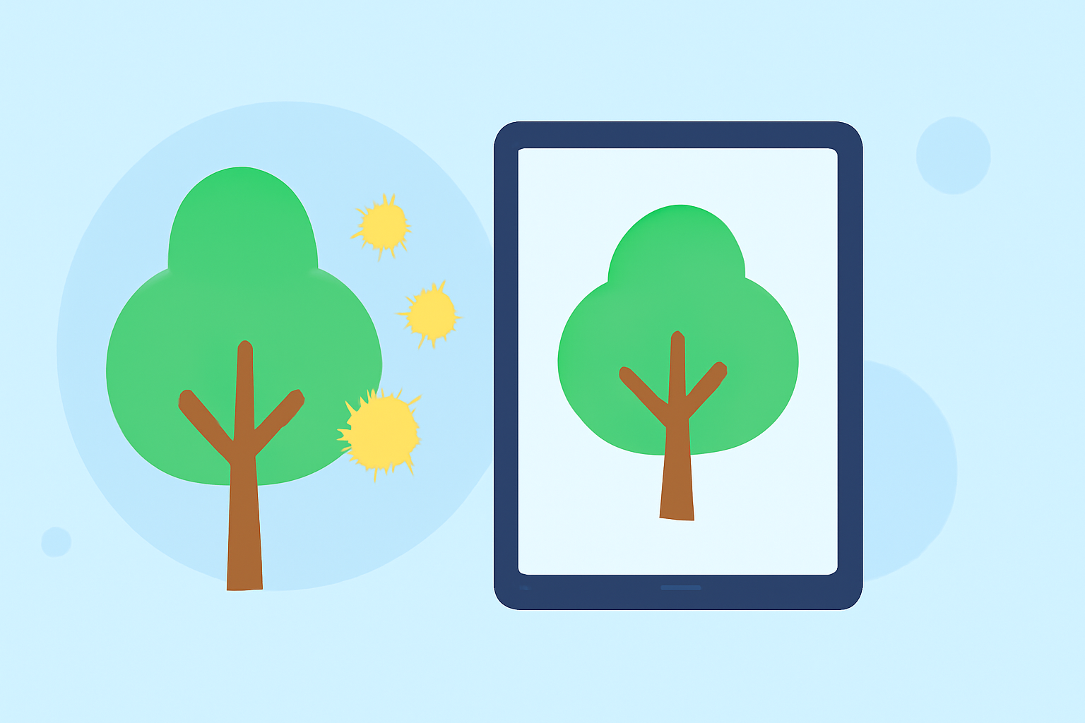 Understanding Tree Pollen: A Beginner's Guide for iPad Users