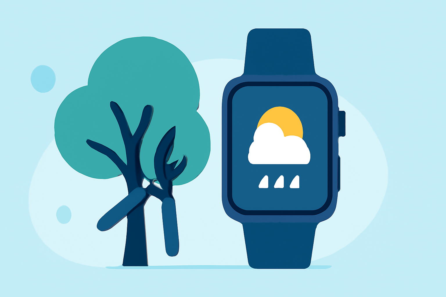 Optimizing Tree Trimming with Accurate Weather Forecasts on Your Apple Watch