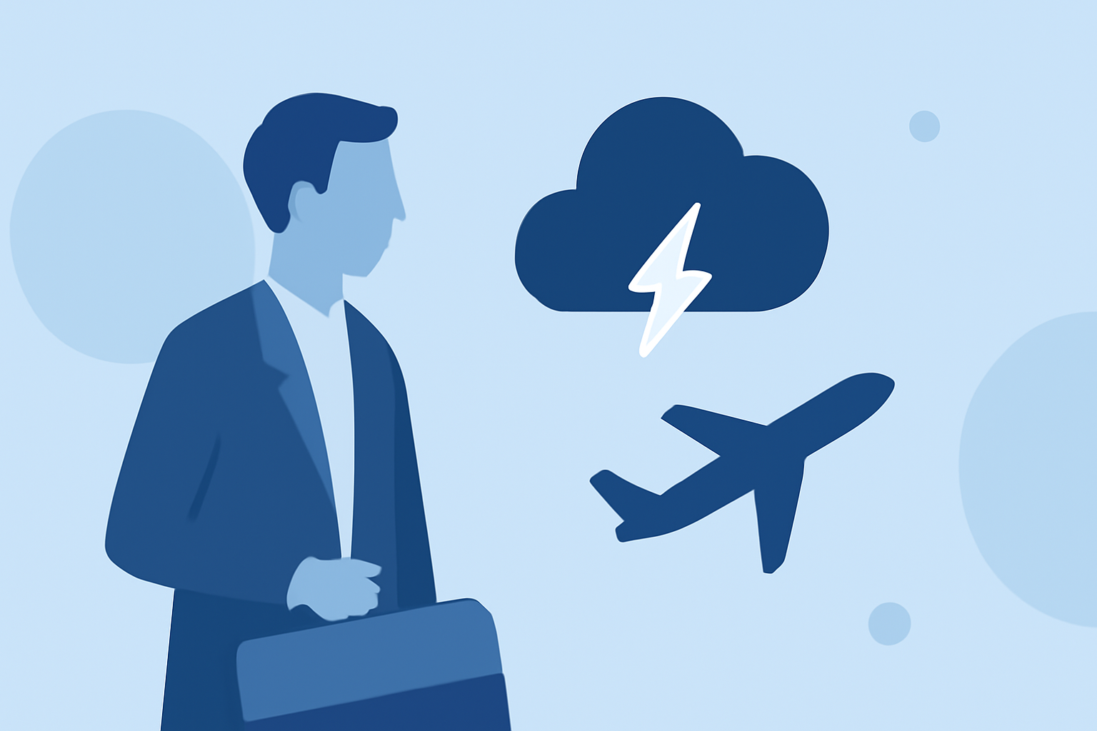 Navigating Weather-Related Ground Delays for Business Travel