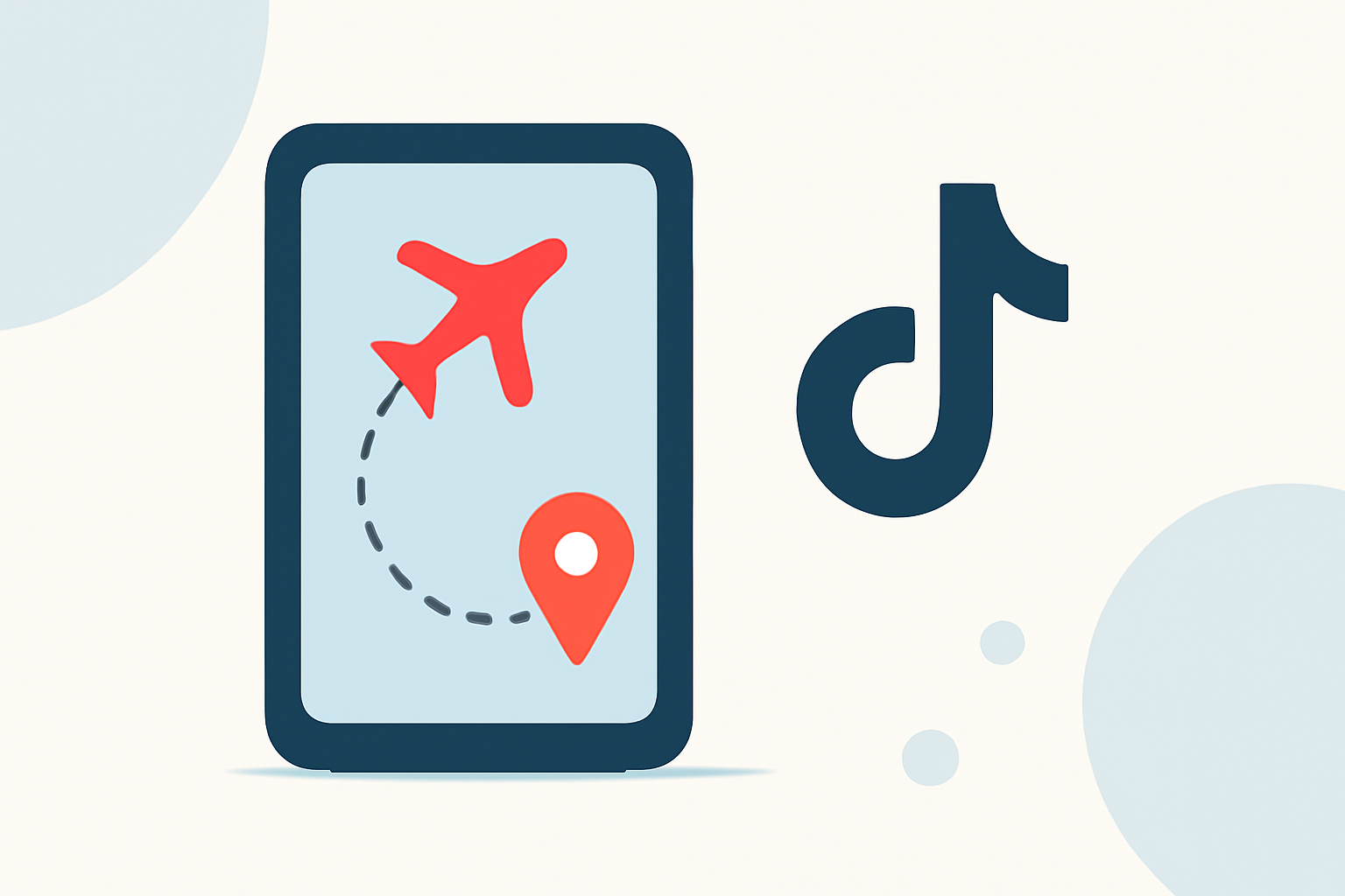 Creating Flight Route Map Overlays for TikTok