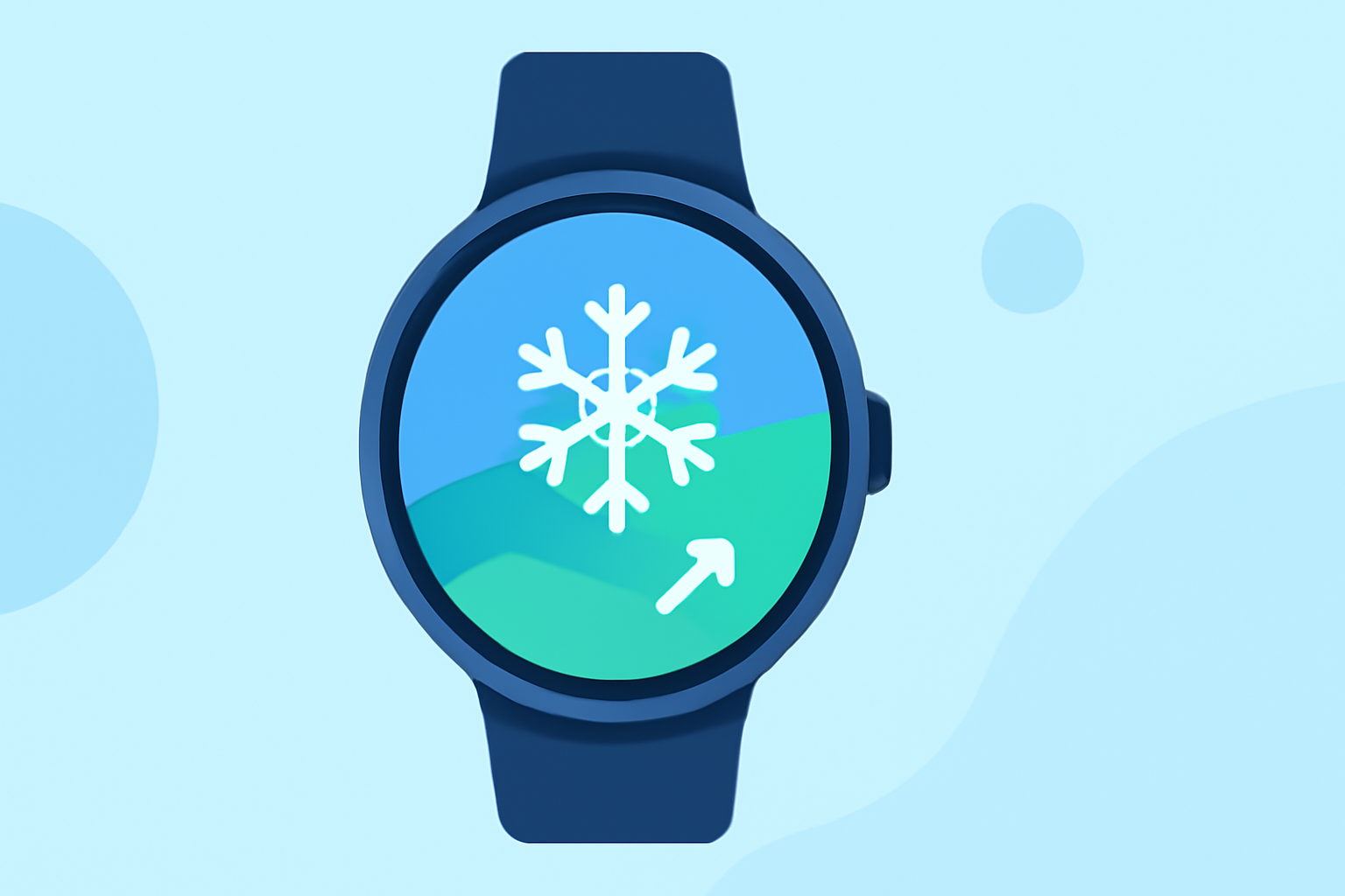 How to Use Snow Rate Maps on Wear OS