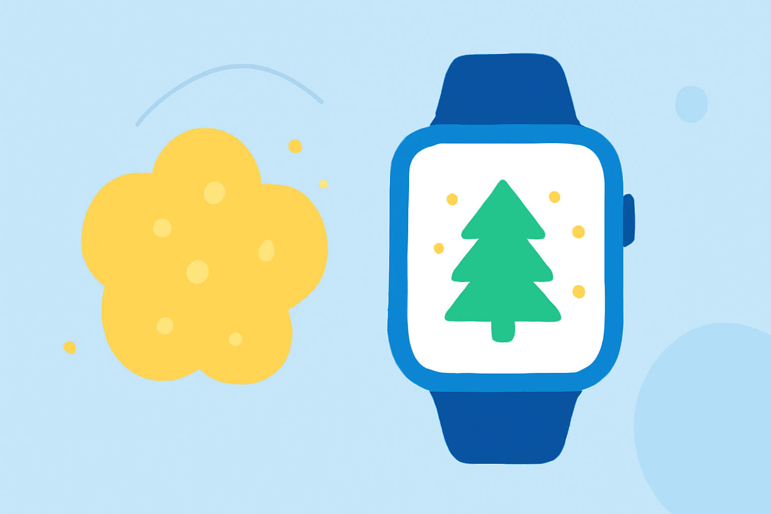 Tree Pollen Tips for Your Apple Watch