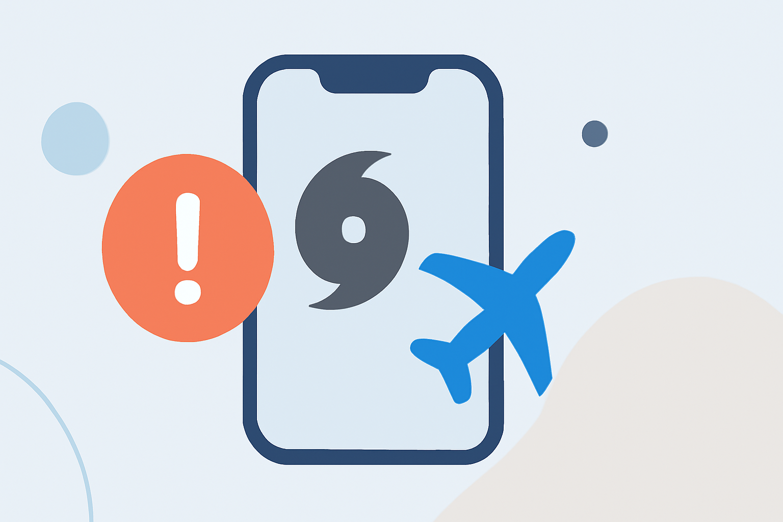 Hurricanes and Air Travel Tricks on Mobile