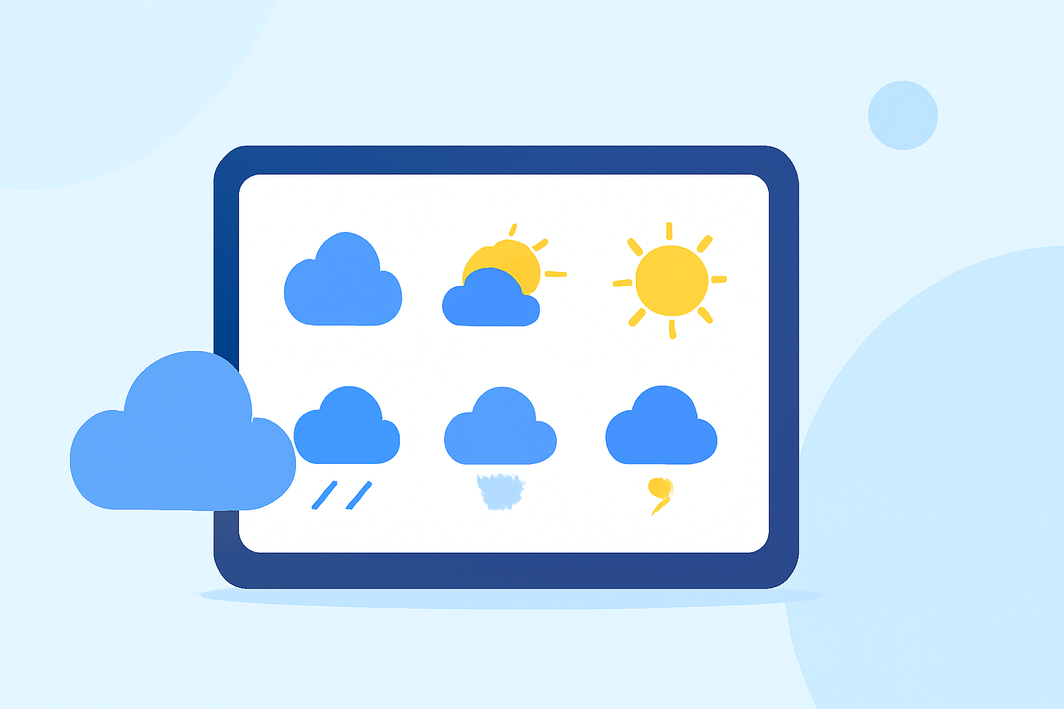 Understanding Weekly Weather Forecasts on Tablets