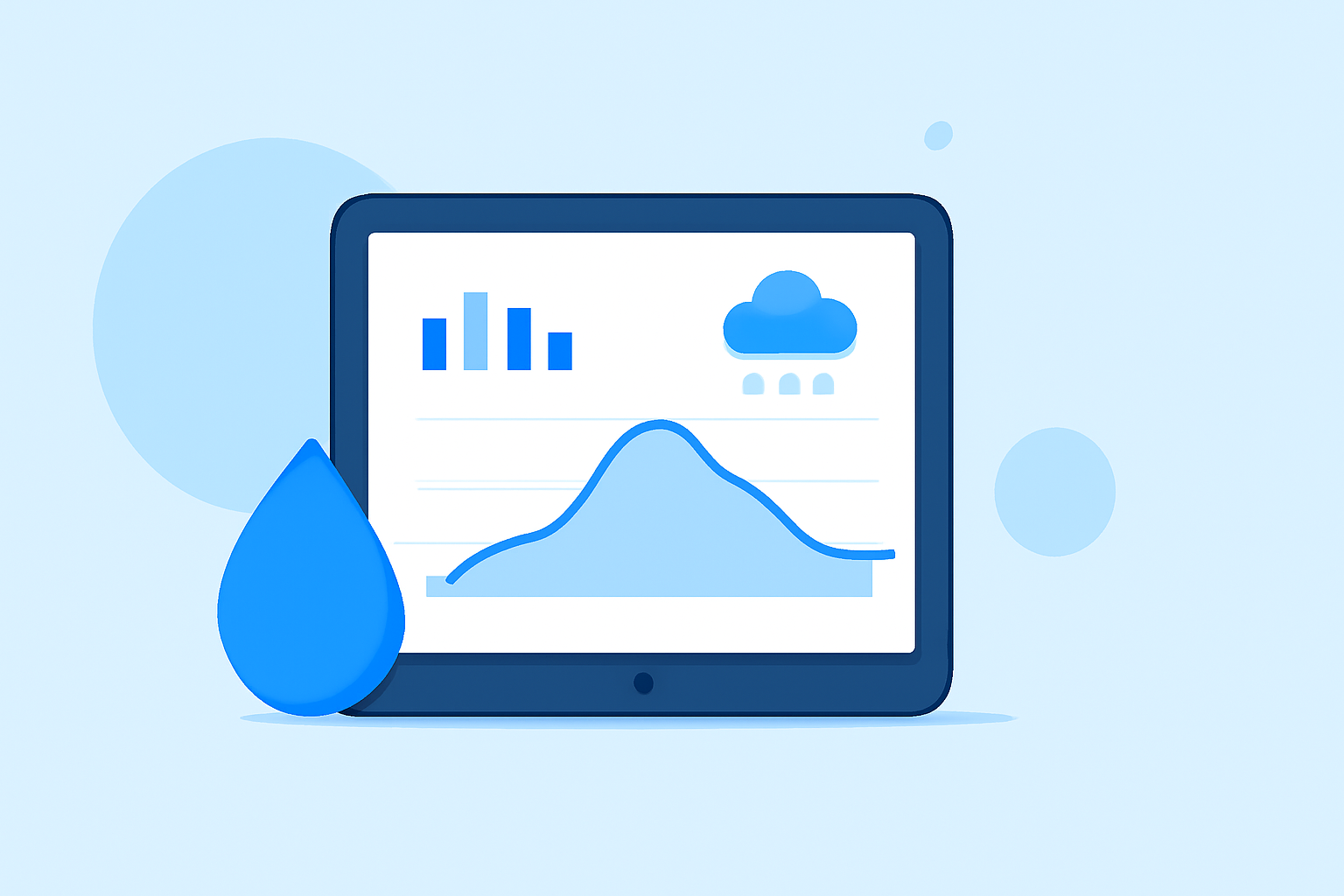 Your Go-To Precipitation Intensity Cheat Sheet on a Tablet