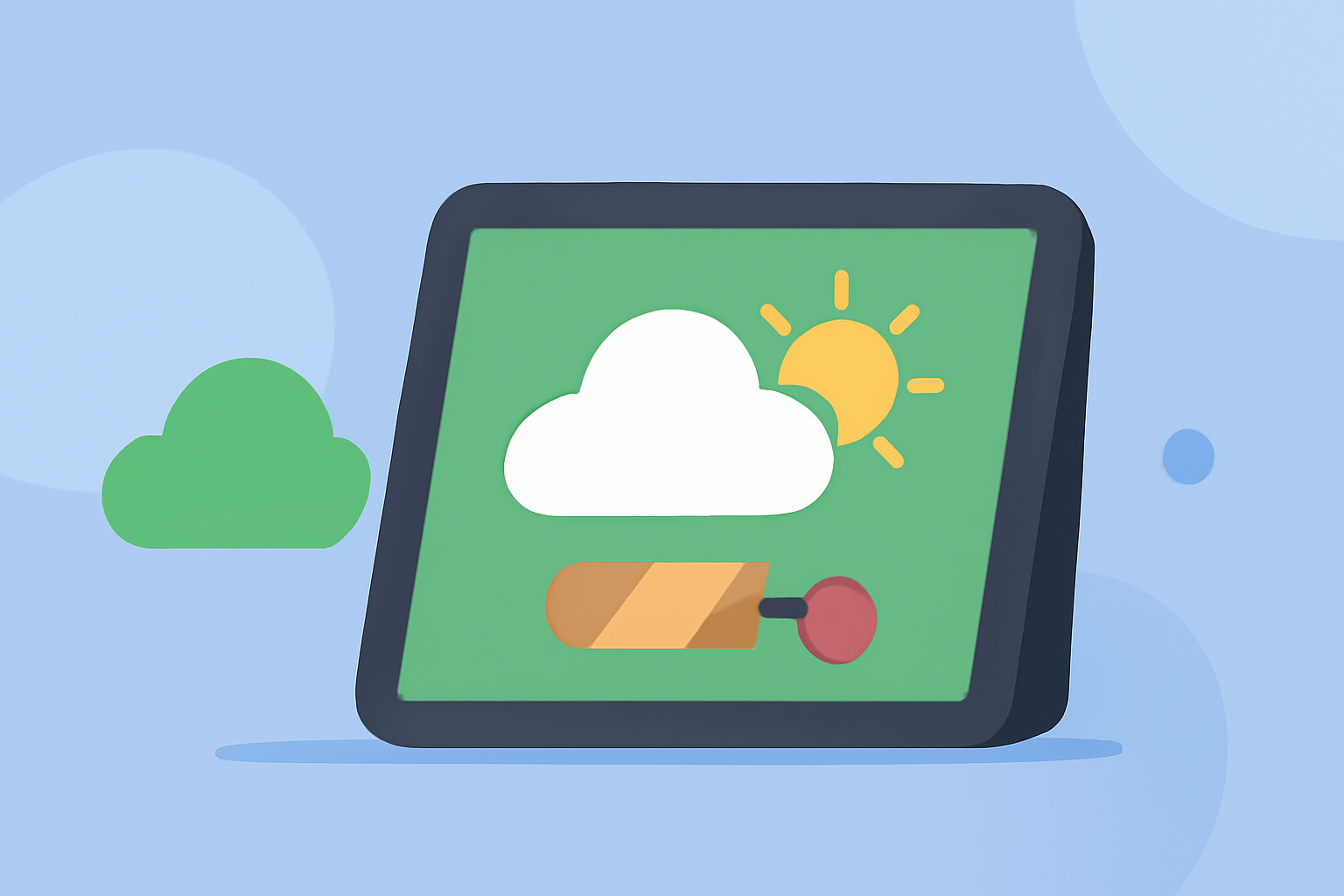 Easy Weather for Cricket on a Smart Display