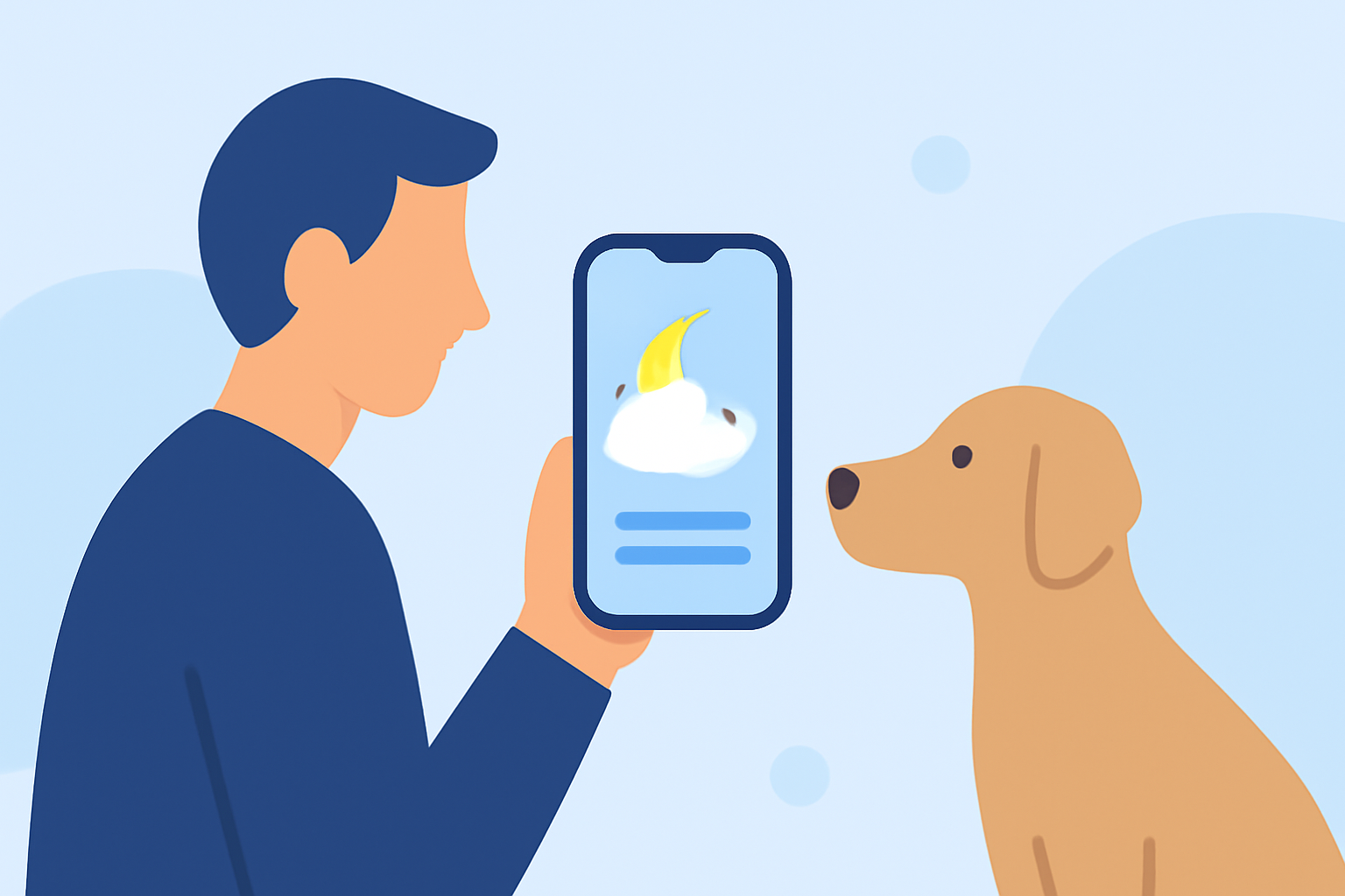Evening Weather Check Tutorial for Pet Owners